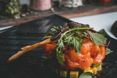 Тартар из лосося