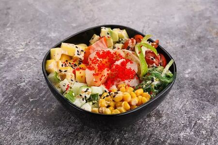 Поке с гребешком