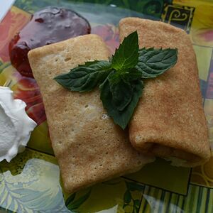 Блинчик с ветчиной и сыром