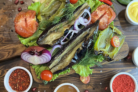 Овощи на углях