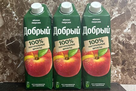 Сок Добрый Персик-яблоко