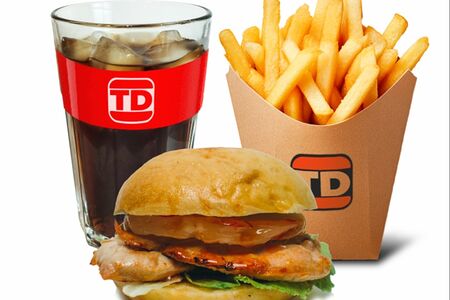 Биг-чикен комбо с бургером Миссис Ряба