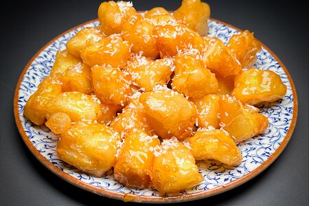 Яблоки в карамели