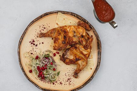 Цыпленок на мангале