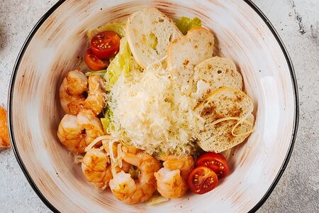 Цезарь с креветками