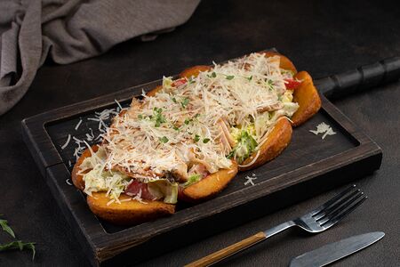 Цезарь стейк-салат от шефа