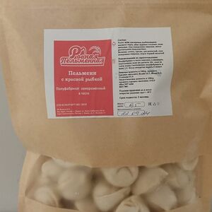 Пельмени с рыбой лосось-треска