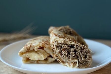 Блинчики с мясом