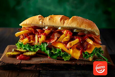 Чиабатта Бекон-барбекю