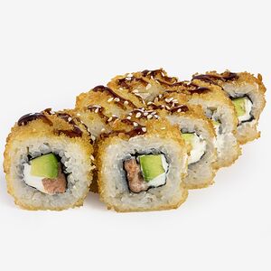 Жареный ролл с лососем стандарт