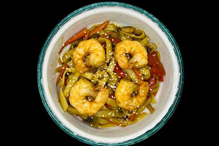 Тяхан с креветкой