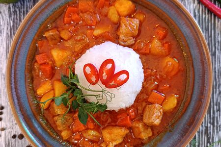 Карри с говядиной