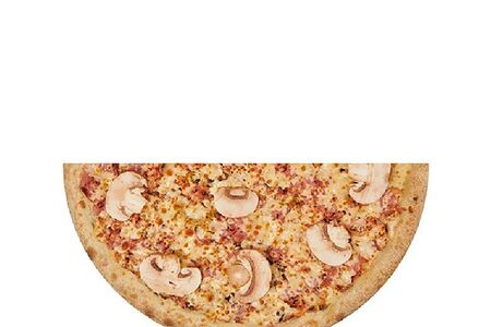 Ветчина и грибы половинка