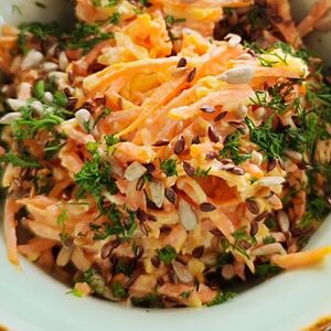 Салат Морковь с сыром