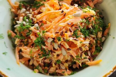 Салат Морковь с сыром