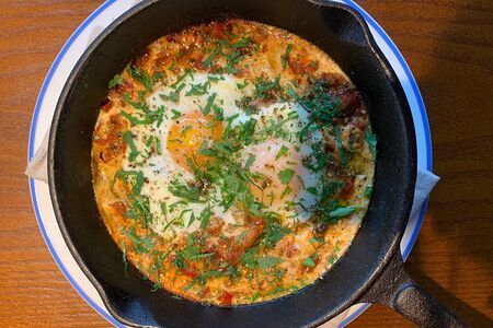 Яичница из двух яиц