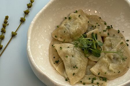 Вареники с картофелем и грибами