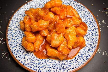 Свинина в кисло-сладком соусе и в кляре