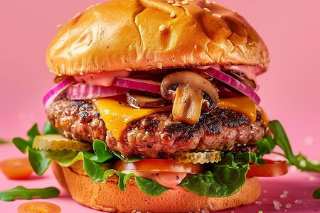 Грибной люкс и картофель фри