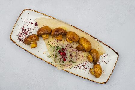 Шашлык из шампиньонов