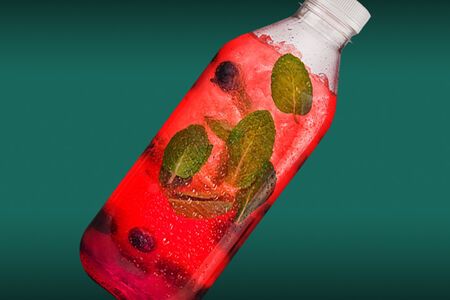 Лимонад Личи-юдзу-ежевика