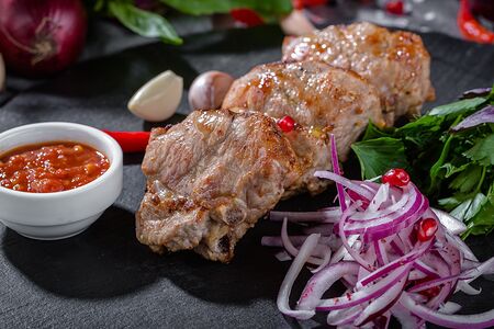 Шашлык из бараньей почечной части