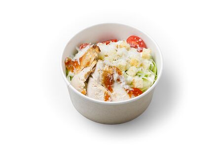 Салат Цезарь с цыпленком