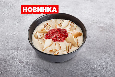 Десерт гурьевский с малиной-земляникой и орешками