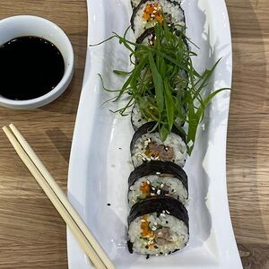 Кимпаб с креветкой   