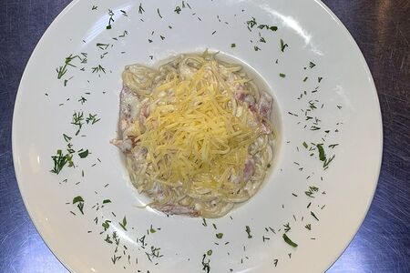 Паста Карбонара с беконом