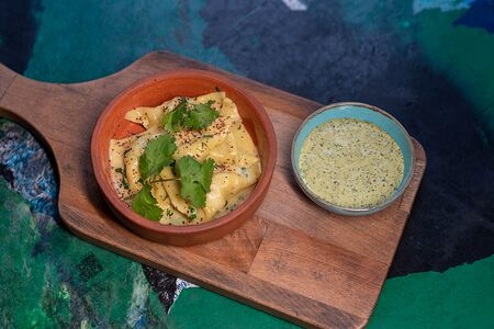 Креплах с мясом