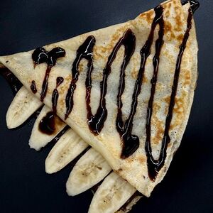 Блин с Нутеллой и бананом