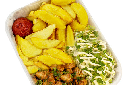 Фри Дольками с курицей