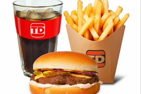 Биф-комбо с бургером Малой