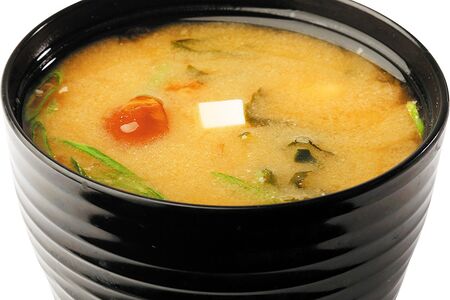 Мисо-суп с копченым угрем