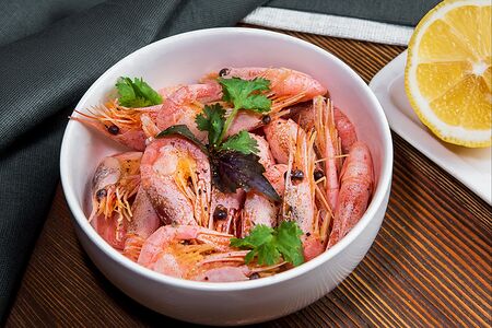 Креветки отварные