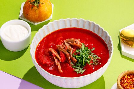 Борщ с говядиной 