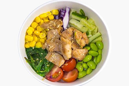 Поке с курицей