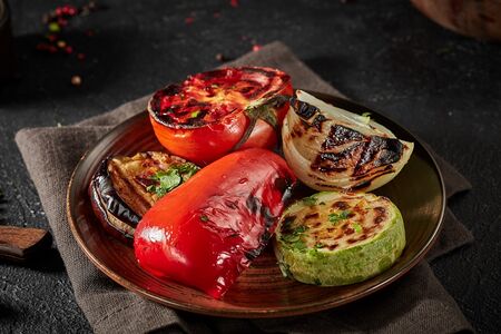 Овощи на углях