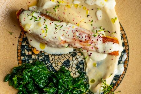 Стейк из лосося