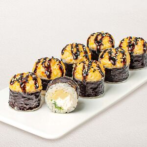 Ролл с тигровой креветкой