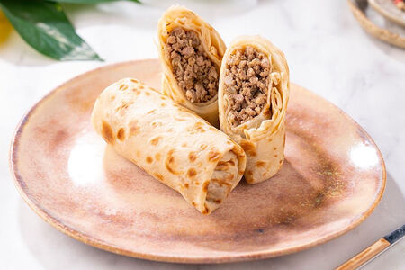 Блины с курицей и грибами