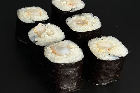 Классический ролл с креветкой