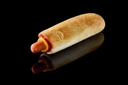 Французский хот-дог с куриной сосиской S