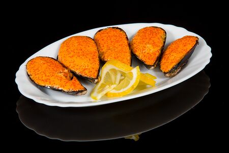 Мидии запеченные