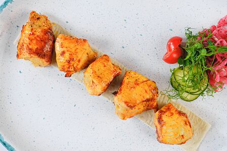 Шашлык из куриного филе