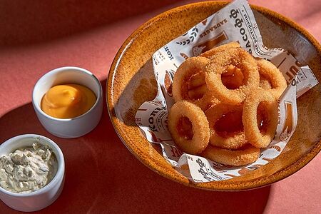 Кольца кальмара в кляре