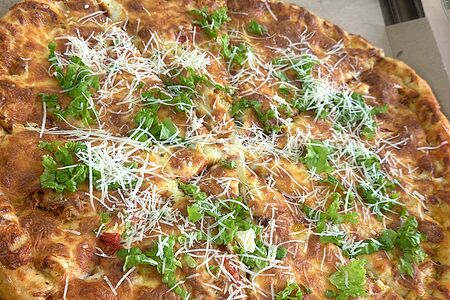 Пицца Цезарь по-домашнему