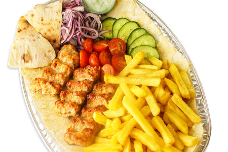 Люля-кебаб куриный и фри