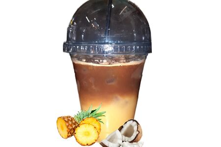 Холодный кофе Ананасовый бамбл
